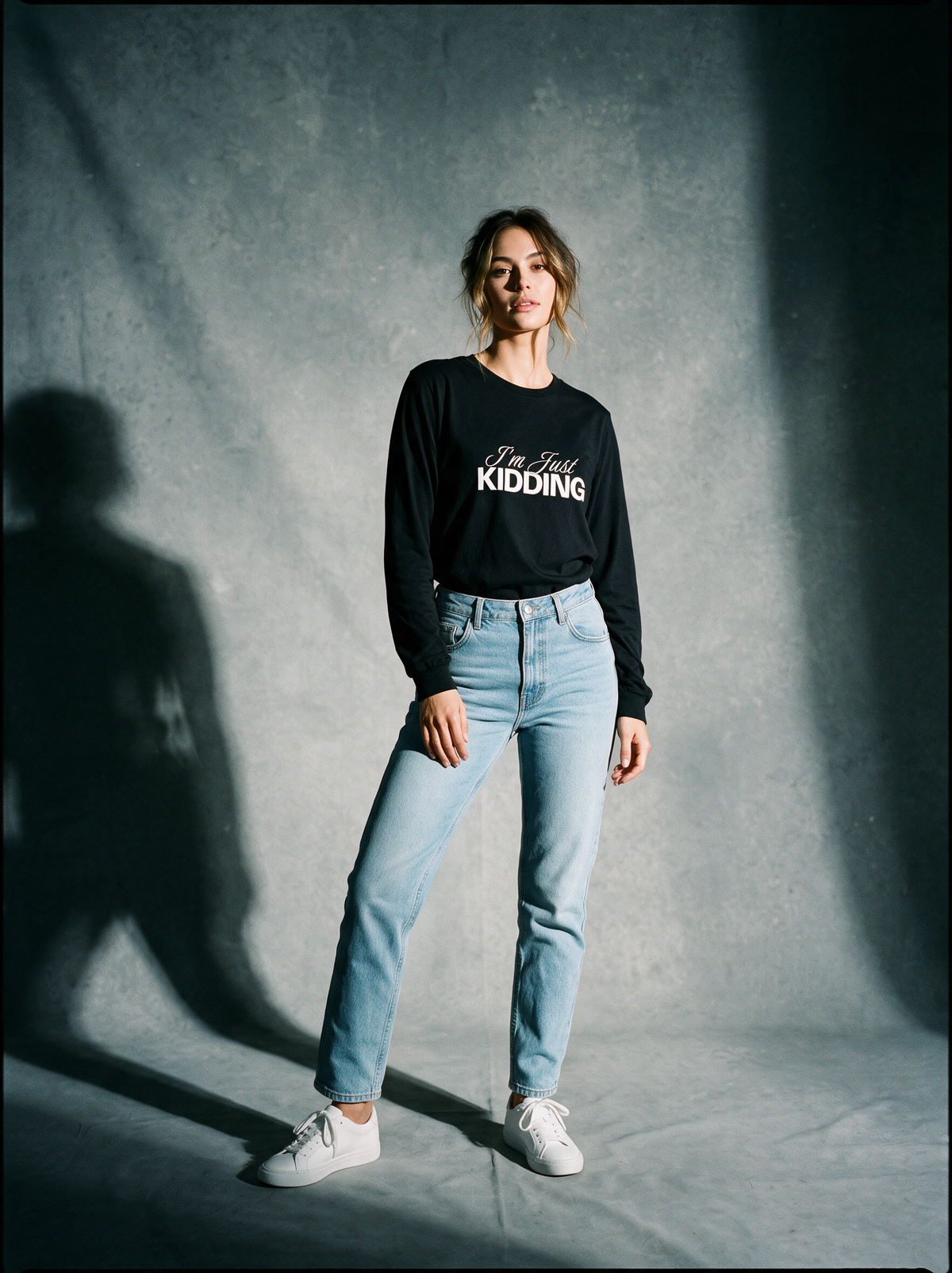 KIDDING Long Sleeve Tee